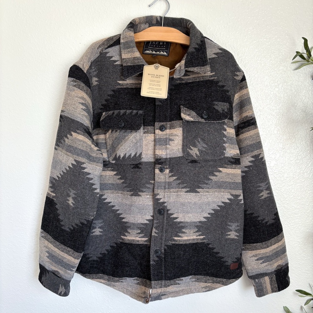 Jachs New York Wool Blend Jacket Large 
Aztec Patterned